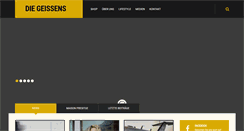 Desktop Screenshot of geissens.de